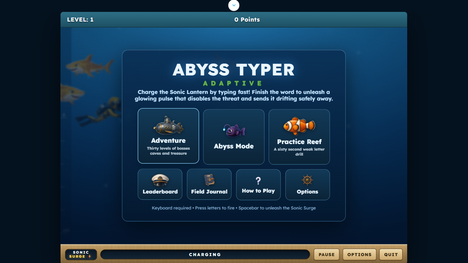 Yeti Academy V6: Abyss Typer